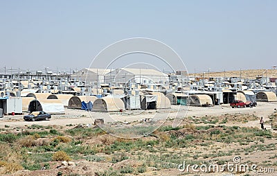 Kabarto IDP camp Editorial Stock Photo